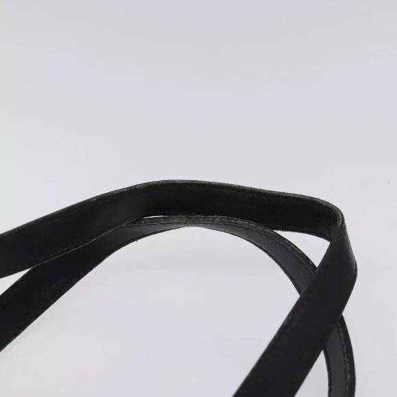 CELINE Macadam Canvas Tote Bag PVC Leather Black Auth BD844 - Picture 8 of 16